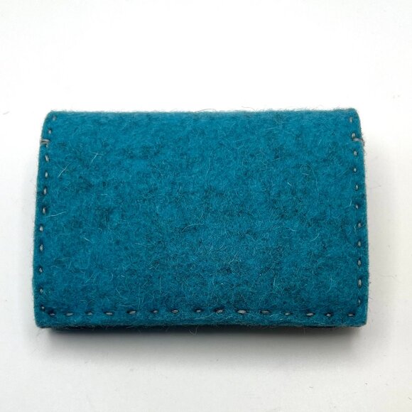 Card Holder Handcrafted Felted Wool - Picture 4 of 4